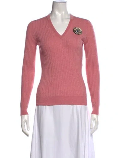 Pre-owned Louis Vuitton 2010 Wool Sweater In Pink