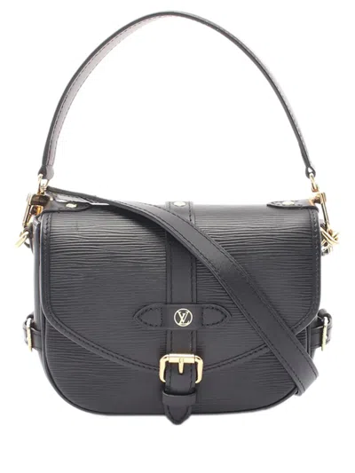 Pre-owned Louis Vuitton 2010-2026 Epi Saumur Bb Satchel In Black