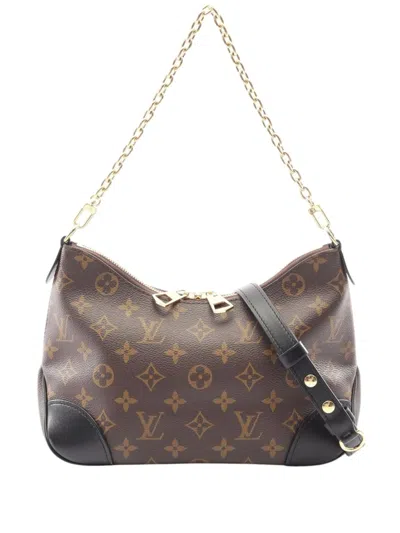 Pre-owned Louis Vuitton 2010-2026 Monogram Boulogne Satchel In Brown