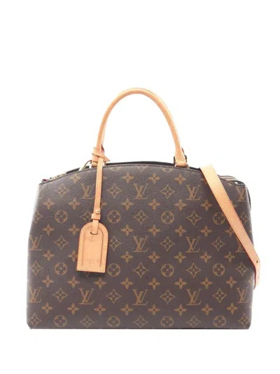 Pre-owned Louis Vuitton 2010-2026 Monogram Grand Palais Satchel In Brown