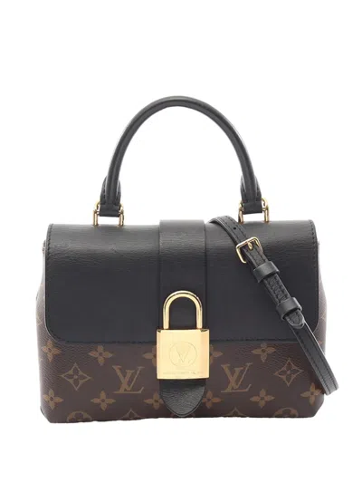 Pre-owned Louis Vuitton 2010-2026 Monogram Locky Bb Satchel In Brown