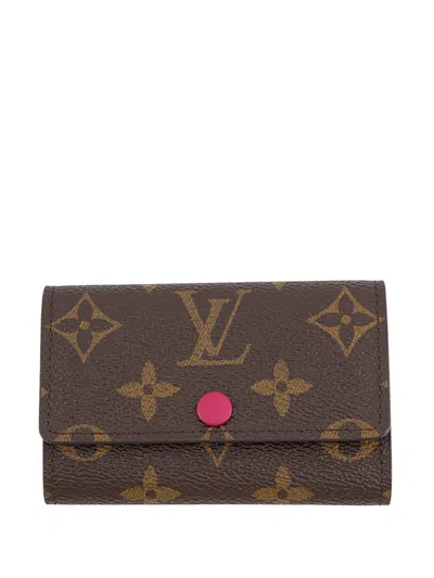 Pre-owned Louis Vuitton 2010-2026 Monogram Multicles 6 Key Holder In Brown