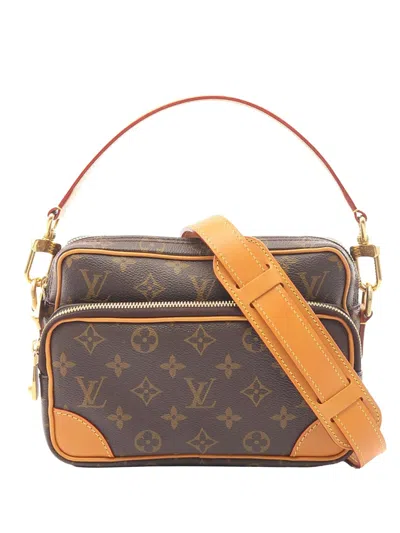 Pre-owned Louis Vuitton 2010-2026 Monogram Nil Satchel In Brown