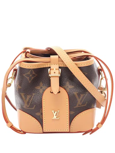 Pre-owned Louis Vuitton 2010-2026 Monogram Noe Purse Bucket Bag In Brown