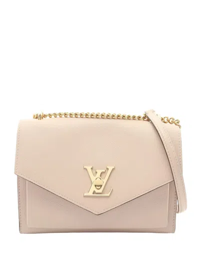 Pre-owned Louis Vuitton 2010-2026 Mylockme Chain Pochette Crossbody Bag In Pink