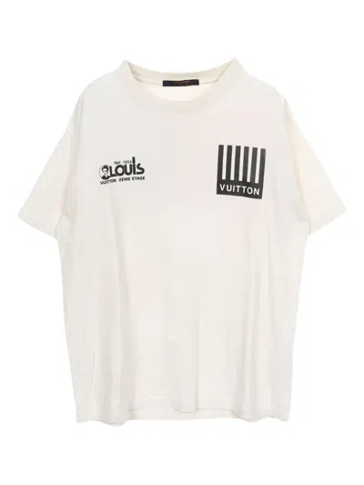 Pre-owned Louis Vuitton 2010s 2ème Étage T-shirt In White