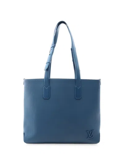 Pre-owned Louis Vuitton 2010s Aerogram Tote Bag In Blue