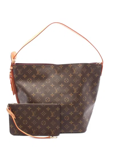 Pre-owned Louis Vuitton 2010s All In Gm Shoulder Bag In Brown
