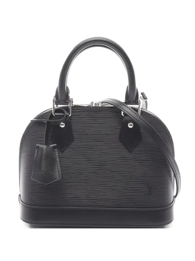 Pre-owned Louis Vuitton 2010s Alma Bb Epi Leather Tote Bag In Black