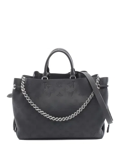Pre-owned Louis Vuitton 2010s Bella Leather Tote Bag In Black