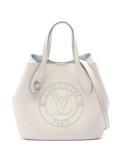 Pre-owned Louis Vuitton 2010s Blossom Pm Tote Bag In White