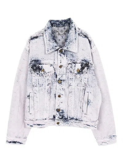 Pre-owned Louis Vuitton 2010s Boyhood Denim Jacket In Blue