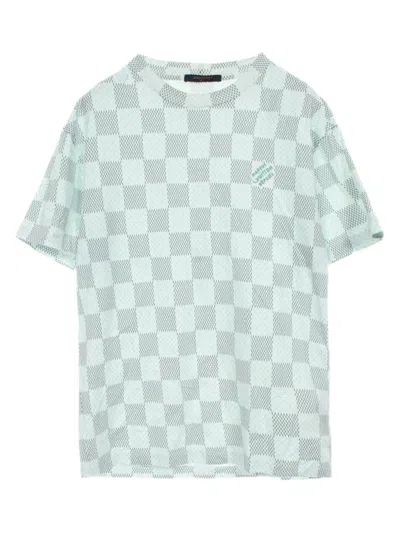 Pre-owned Louis Vuitton 2010s Damier Monogram T-shirt In Blue