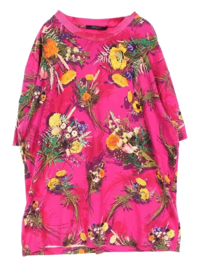 Pre-owned Louis Vuitton 2010s Floral-embroidered T-shirt