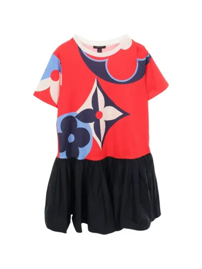Pre-owned Louis Vuitton 2010s Game On Mini Dress In Red
