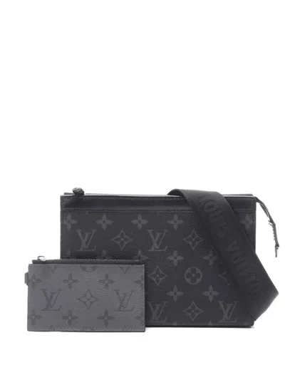 Pre-owned Louis Vuitton 2010s Gaston Wearable Clutch Bag In Black