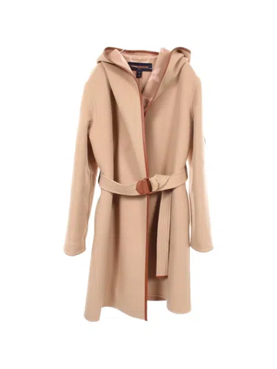 Pre-owned Louis Vuitton 2010s Giant Monogram Belted Coat In Neutral