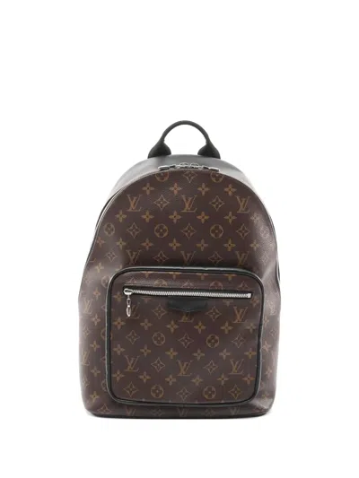 Pre-owned Louis Vuitton 2010s Josh Backpack In Brown