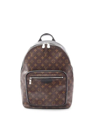 Pre-owned Louis Vuitton 2010s Josh Nv Monogram Backpack In Brown