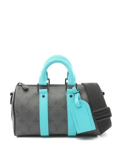 Pre-owned Louis Vuitton 2010s Keepall Bandouliere 25 Two-way Handbag In Grey