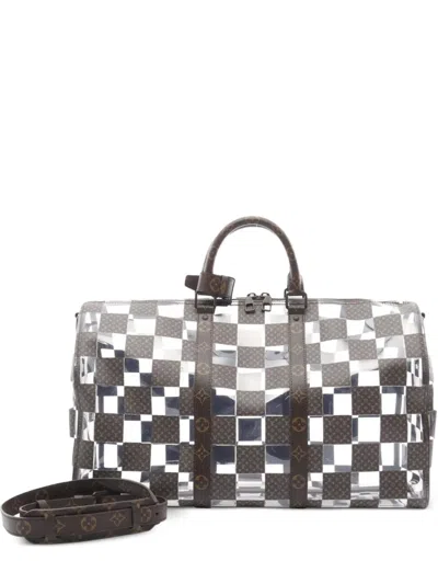 Pre-owned Louis Vuitton 2010s Keepall Bandouliere 50 Bag In Brown