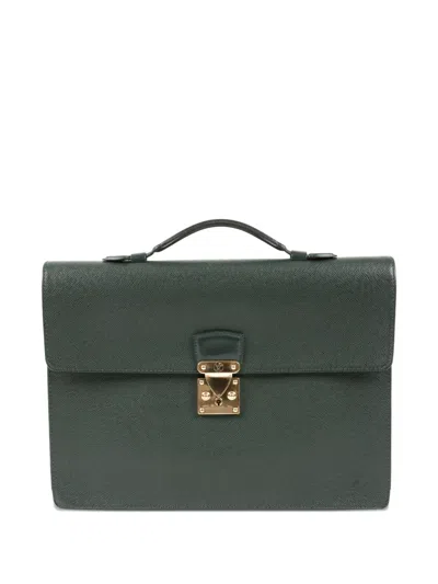 Pre-owned Louis Vuitton 2010s Laguito Briefcase In Green