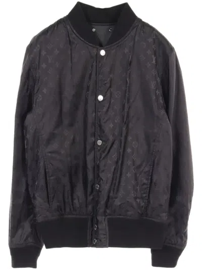 Pre-owned Louis Vuitton 2010s Leather Jacket In Black