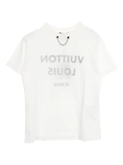 Pre-owned Louis Vuitton 2010s Logo-print T-shirt In White