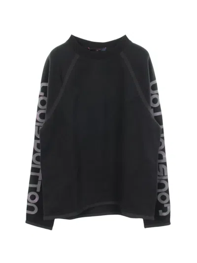 Pre-owned Louis Vuitton 2010s Logo-print Sweater In Black