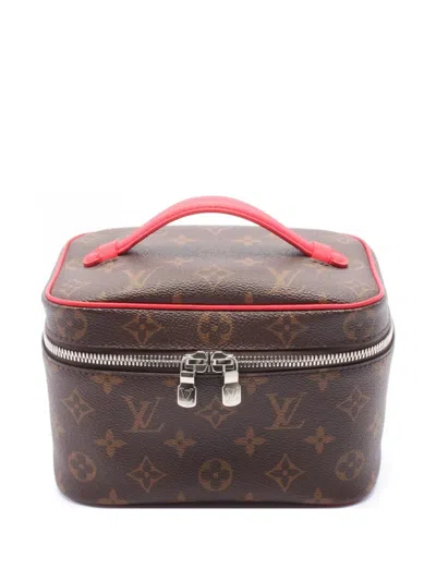 Pre-owned Louis Vuitton 2010s Mini Nice Handbag In Brown