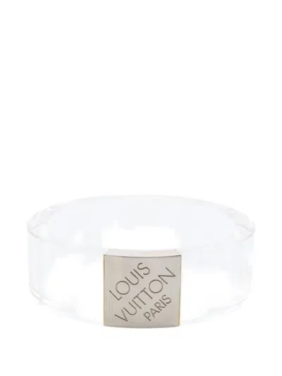 Pre-owned Louis Vuitton 2010s Mm Night Clubber Bangle In Silver