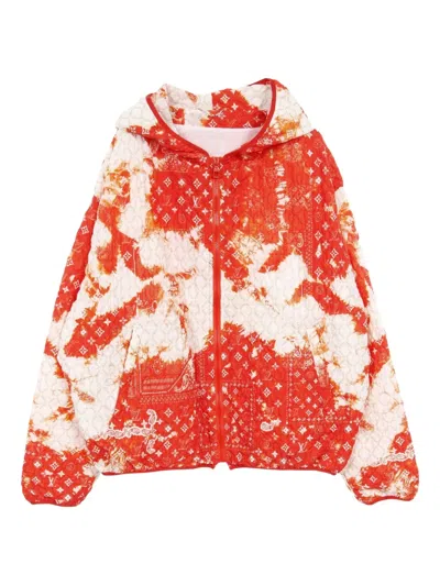 Pre-owned Louis Vuitton 2010s Monogram Bandana Jacket In White
