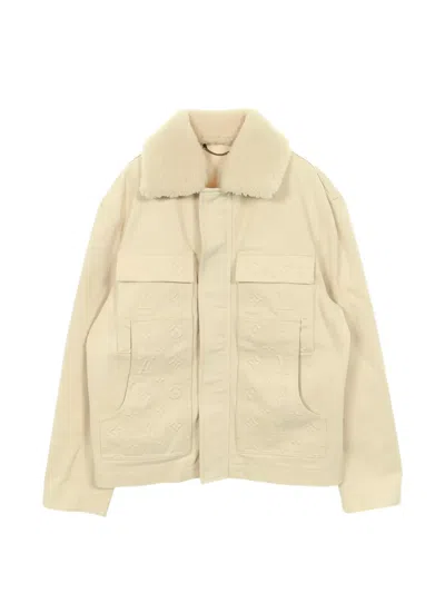 Pre-owned Louis Vuitton 2010s Monogram Jacket In Neutral