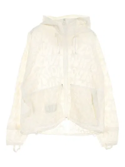 Pre-owned Louis Vuitton 2010s Monogram Pattern Hooded Jacket In Neutral
