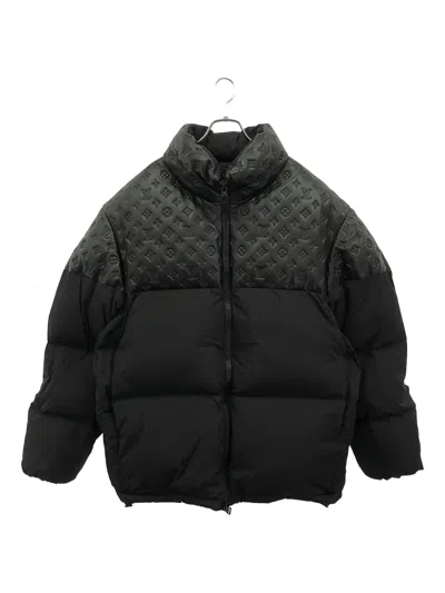 Pre-owned Louis Vuitton 2010s Monogram Puffer Down Jacket In Black