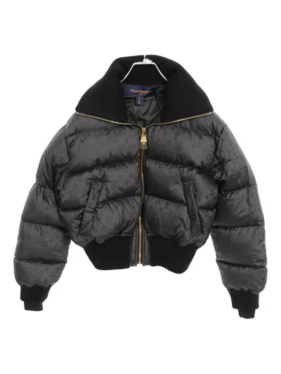 Pre-owned Louis Vuitton 2010s Monogram Puffer Jacket In Black