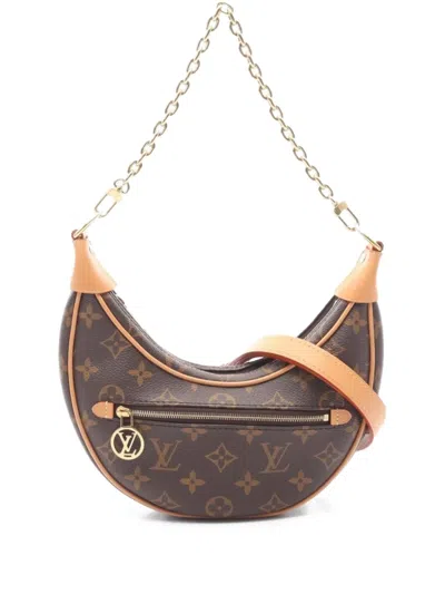 Pre-owned Louis Vuitton 2010s Monogram Shoulder Bag In Brown