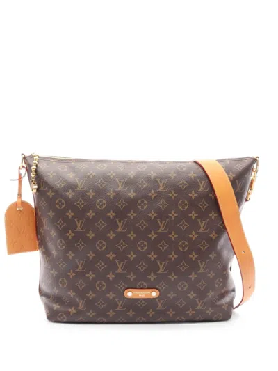 Pre-owned Louis Vuitton 2010s Monogram Vagabond Shoulder Bag In Brown