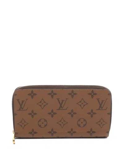 Pre-owned Louis Vuitton 2010s Monogram Wallet In Brown