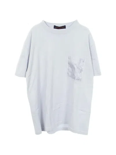 Pre-owned Louis Vuitton 2010s Monogram-pocket T-shirt In Blue