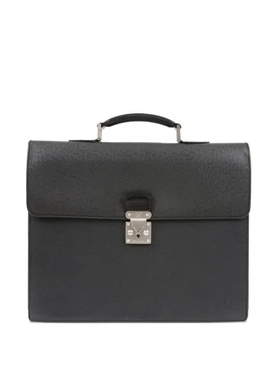 Pre-owned Louis Vuitton 2010s Moscova Briefcase In Gray