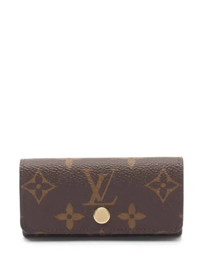 Pre-owned Louis Vuitton 2010s Multicle Monogram Ring Key Case In Brown