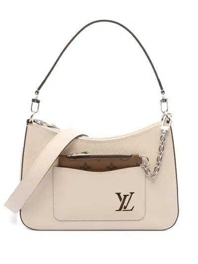 Pre-owned Louis Vuitton 2010s Murrell Epi Leather Handbag In Neutral