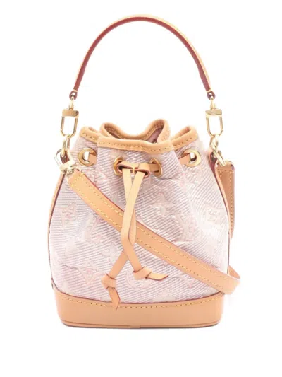 Pre-owned Louis Vuitton 2010s Nano Noé Two-way Handbag In Neutral