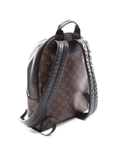 Pre-owned Louis Vuitton 2010s Nv Josh Monogram Macassar Backpack In Brown