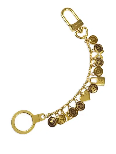 Pre-owned Louis Vuitton 2010s Pastille Chain Bag Charm In Gold