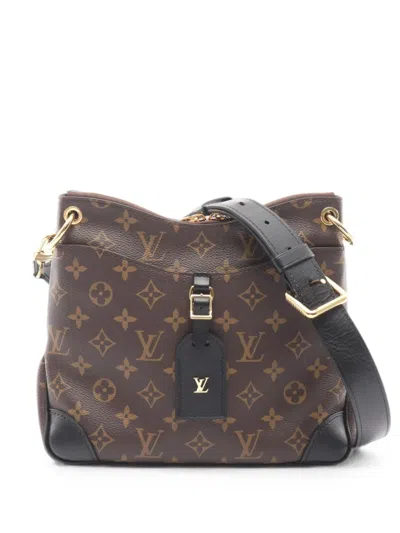 Pre-owned Louis Vuitton 2010s Pm Odeon Nm Shoulder Bag In Brown