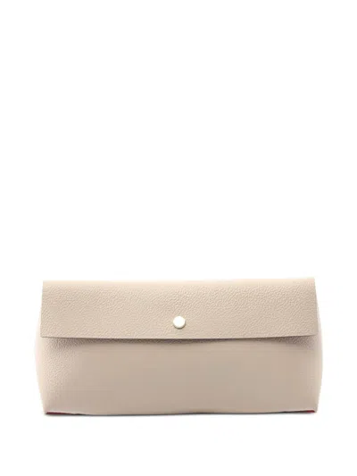 Pre-owned Louis Vuitton 2010s Rivet Gm Clutch Bag In Neutral