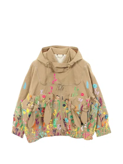 Pre-owned Louis Vuitton 2010s Runway Flower Jacket In Neutral