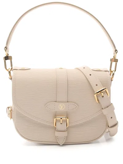 Pre-owned Louis Vuitton 2010s Saumur Bb Handbag In Neutral